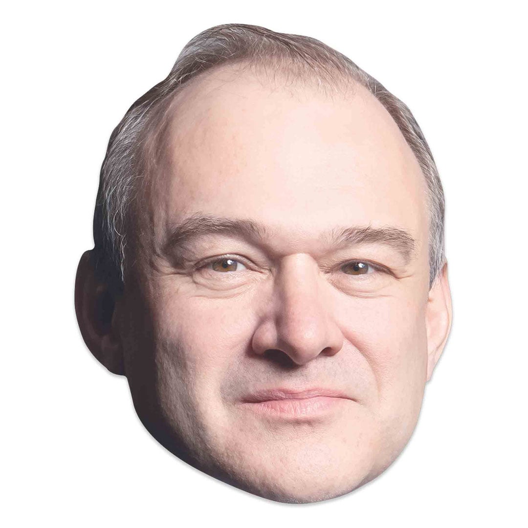 Ed Davey Cardboard Face Mask Product Gallery Image
