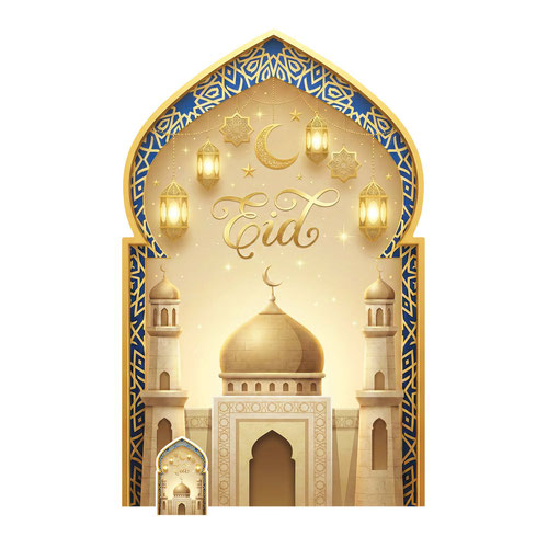 Eid Mosque Decoration Lifesize Cardboard Cutout 134cm