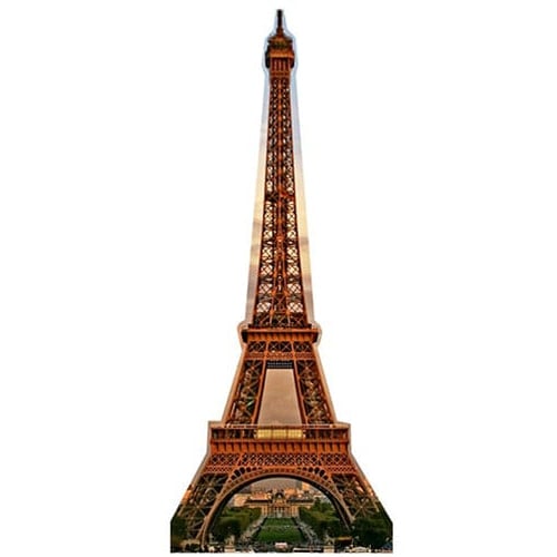 Eiffel Tower Lifesize Cardboard Cutout 189cm Product Gallery Image