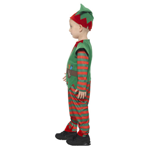 Elf Christmas Fancy Dress Costume Toddler Unisex Age 3-4 Product Gallery Image
