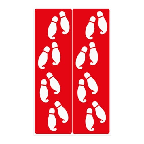 Elf Footprint Christmas Stencils - Pack of 2 Product Image