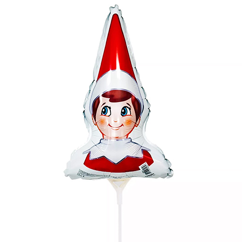 Elf on the Shelf Christmas Air Fill Shaped Foil Balloon 23cm / 9 in Product Image