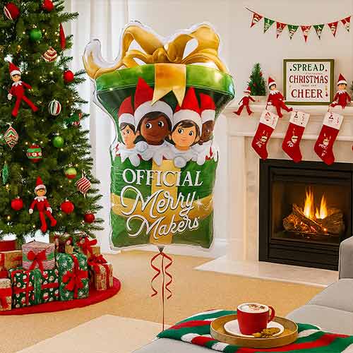 Elf on the Shelf Christmas Merry Makers Giant Helium Foil Balloon 81cm / 32 in