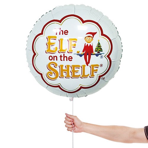 Elf on the Shelf Logo Christmas Round Foil Helium Balloon 46cm / 18 in Product Gallery Image