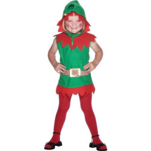 Elf Tunic Girls Fancy Dress Costume Toddler Age 2-3 Product Image