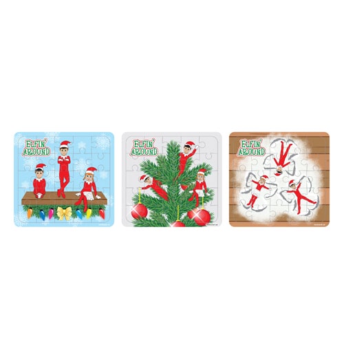 Assorted Elfin Around Christmas Jigsaw Puzzle Product Image