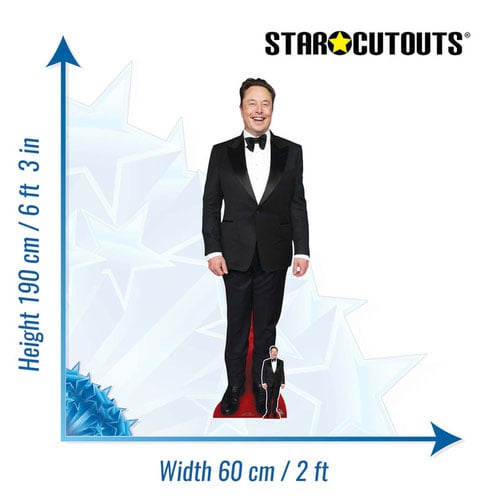Elon Musk Smart Suit Lifesize Cardboard Cutout 190cm Product Gallery Image