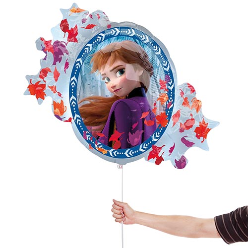 Elsa and Anna Frozen 2 Disney Two-Sided Giant Helium Foil Balloon 76cm / 30 in Product Gallery Image