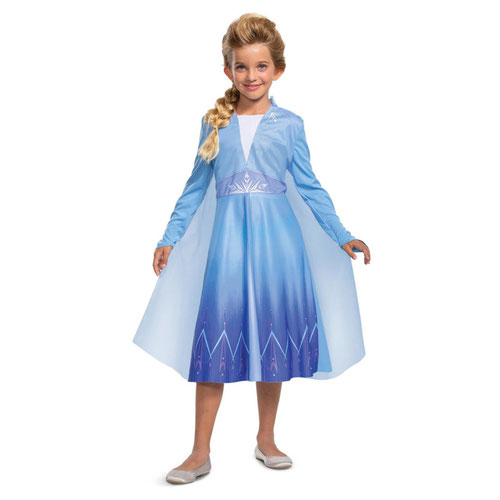Elsa Travelling Frozen II Disney Princess Girls Fancy Dress Costume Kids Small - Age 5-6 Product Gallery Image