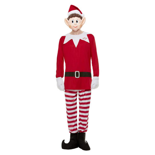 Elves Behavin' Badly Elf Fancy Dress Costume Adult Mens Medium Product Gallery Image