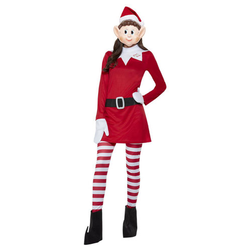 Elves Behavin' Badly Elf Fancy Dress Costume Ladies Small - UK 8-10 Product Gallery Image