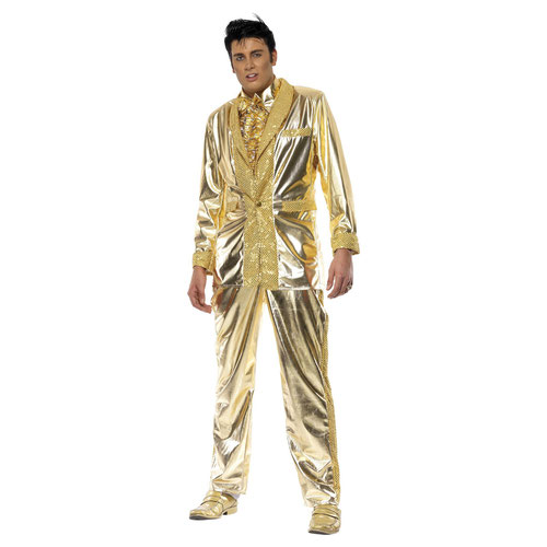 Elvis Presley Fancy Dress Costume Adult Mens Large Product Gallery Image