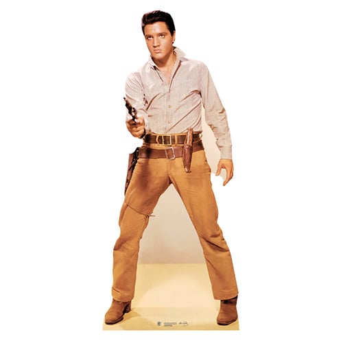 Elvis Presley Gunfight Lifesize Cardboard Cutout 189cm Product Gallery Image