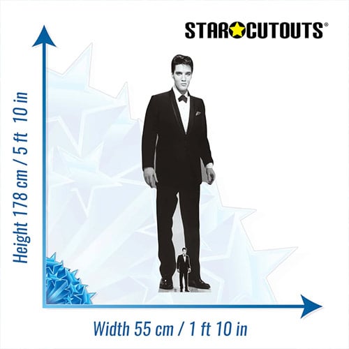 Elvis Presley Tuxedo Lifesize Cardboard Cutout 178cm Product Gallery Image