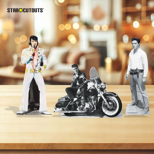 Elvis Table Top Cardboard Cutouts - Pack of 3 Product Gallery Image