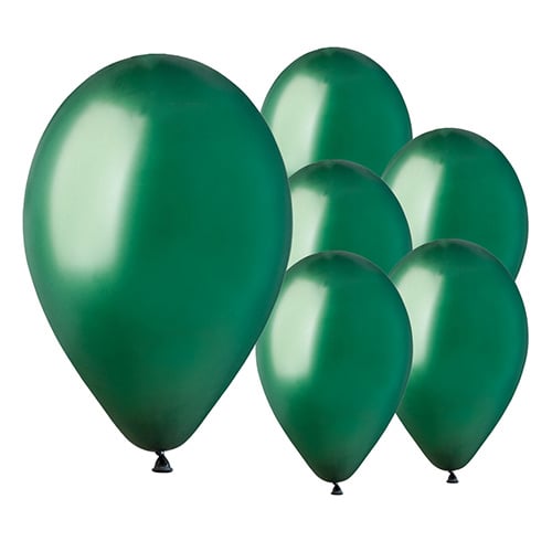 Emerald Green Bio Latex Balloons 33cm / 13 in - Pack of 50 Product Gallery Image