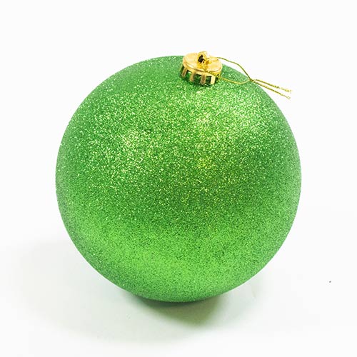 Emerald Green Glitter Shatterproof Christmas Bauble 15cm Product Gallery Image