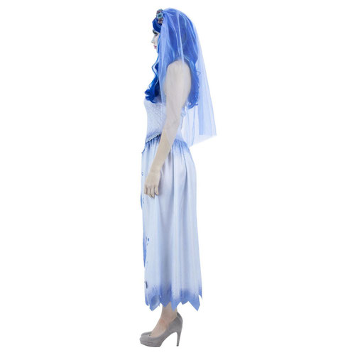 Emily Corpse Bride Fancy Dress Costume Ladies Medium - UK 12-14 Product Gallery Image