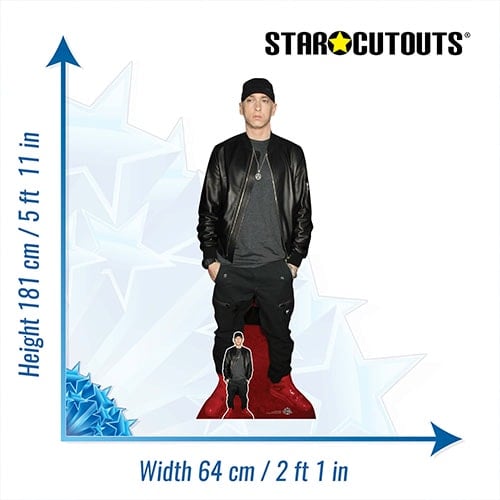 Eminem Lifesize Cardboard Cutout 181cm Product Gallery Image
