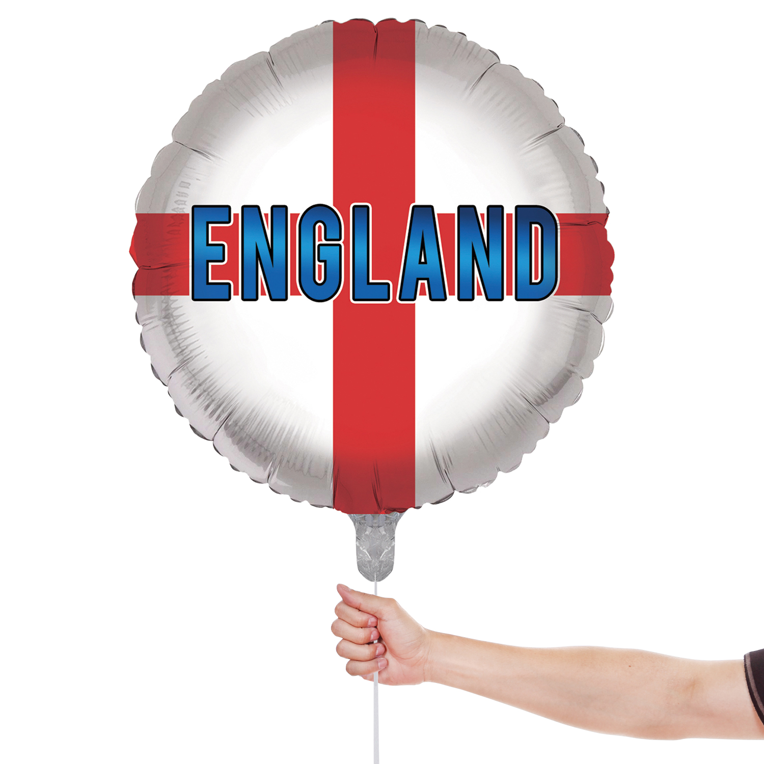 England Flag Round Foil Helium Balloon 46cm / 18 in Product Gallery Image