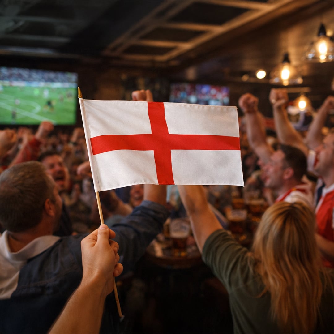 England Hand-Held Waving Flag 45cm Product Gallery Image