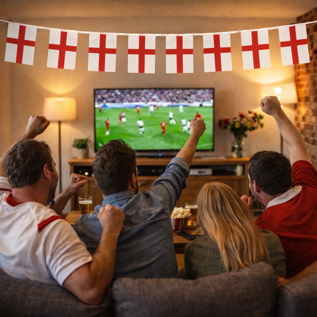 England St George's Day Plastic Flag Bunting 4m Product Gallery Image