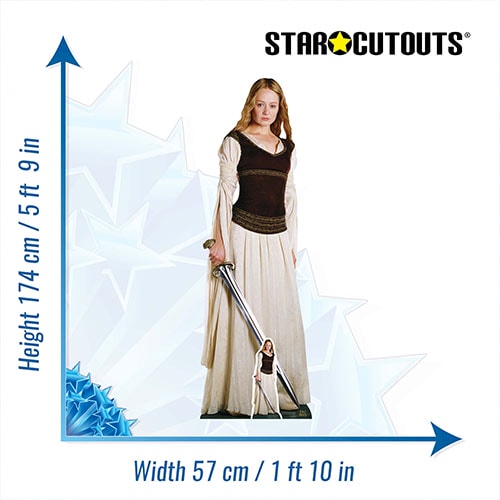 Eowyn The Lord of the Rings Miranda Otto Lifesize Cardboard Cutout 174cm Product Gallery Image