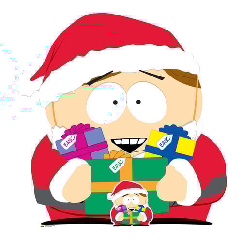 Eric Cartman as Santa South Park Star Mini Cardboard Cutout 95cm Product Gallery Image