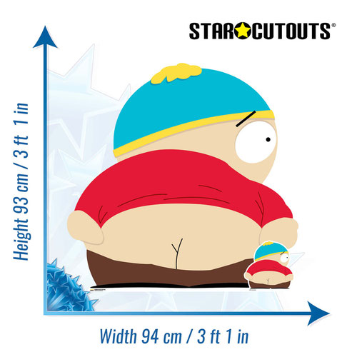Eric Cartman Mooning South Park Star Mini Cardboard Cutout 93cm Product Gallery Image