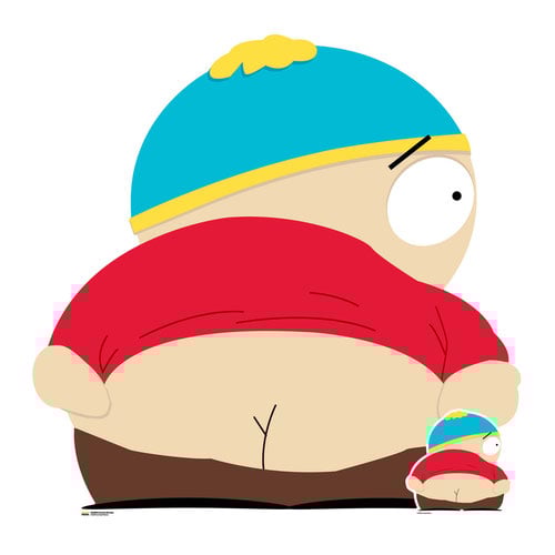 Eric Cartman Mooning South Park Star Mini Cardboard Cutout 93cm Product Gallery Image