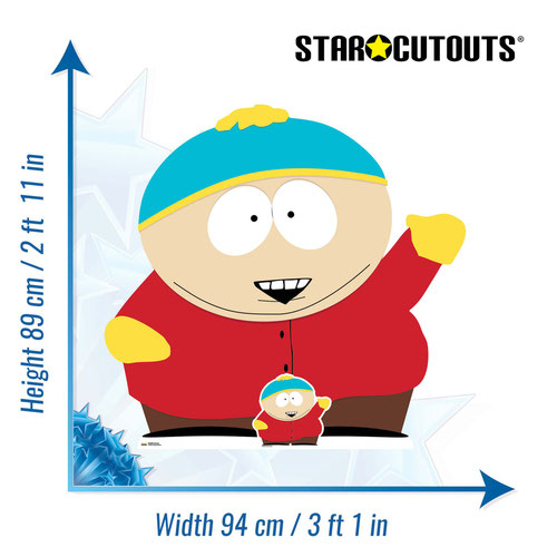 Eric Cartman South Park Star Mini Cardboard Cutout 89cm Product Gallery Image