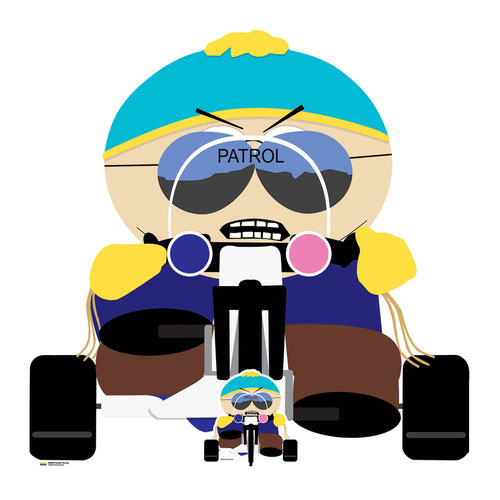 Eric Cartman the Cop South Park Star Mini Cardboard Cutout 93cm Product Gallery Image