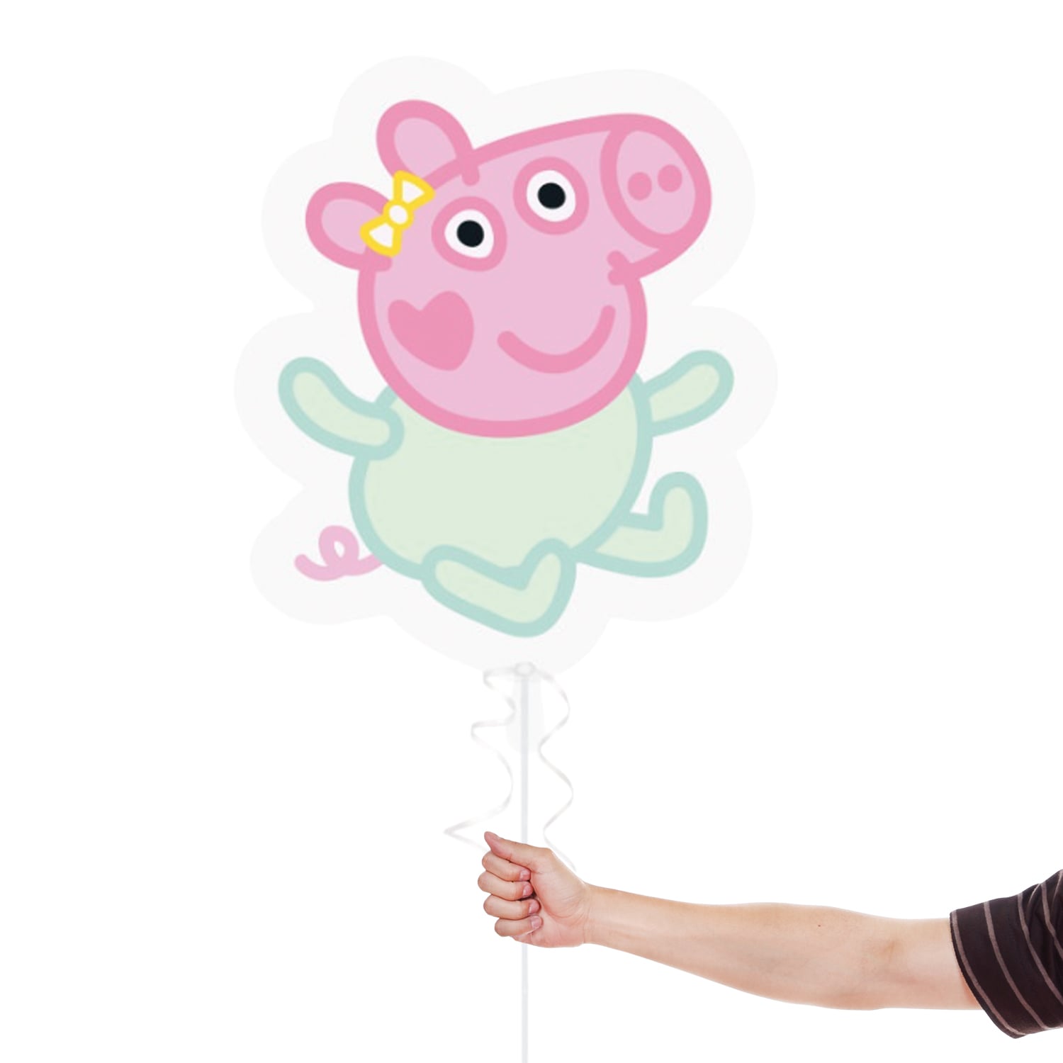 Evie Peppa Pig Shaped Foil Balloon 51cm / 20 in View 2