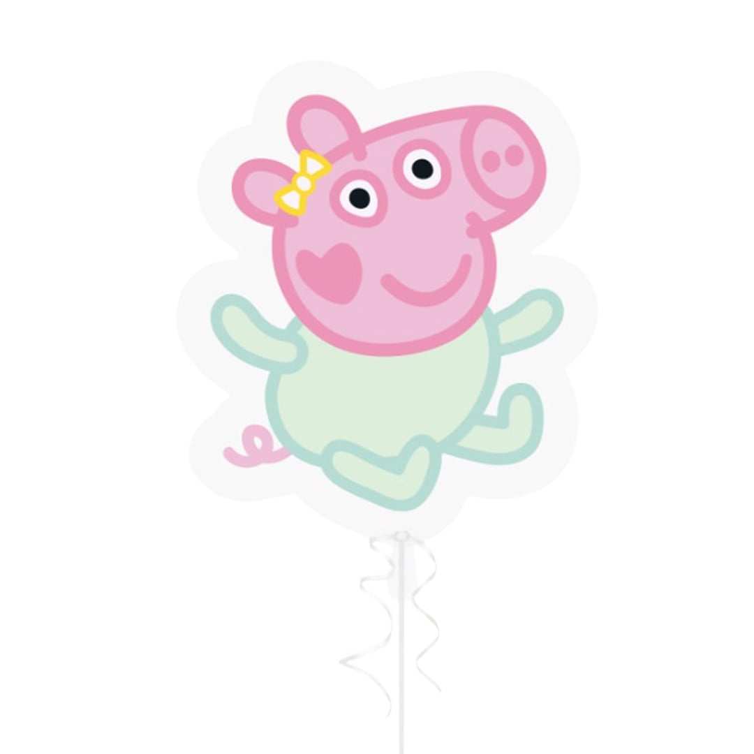 Evie Peppa Pig Shaped Foil Balloon 51cm / 20 in