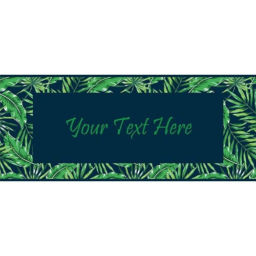 Exotic Greenery PVC Personalised Party Sign Decoration Product Gallery Image