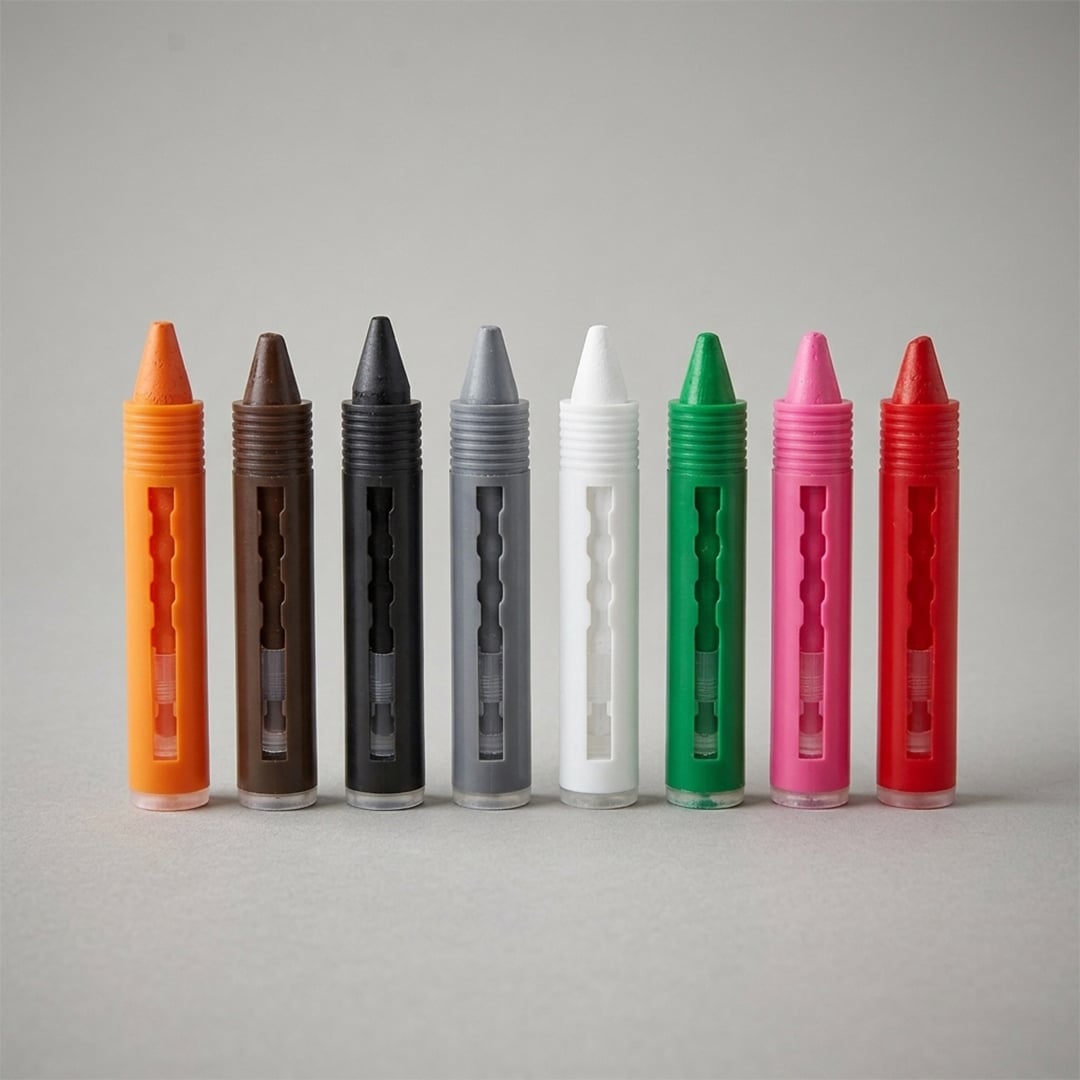 Face Paint Colour Crayons - Pack of 8