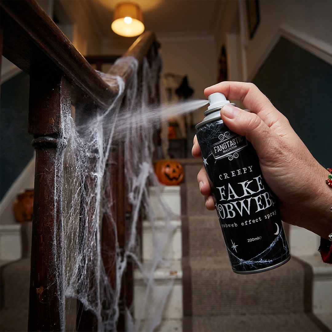 Fake Cobweb Effect Halloween String Spray 200ml