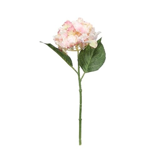 Fantasia Hydrangea Pick Pink Artificial Silk Flower 36cm Product Image