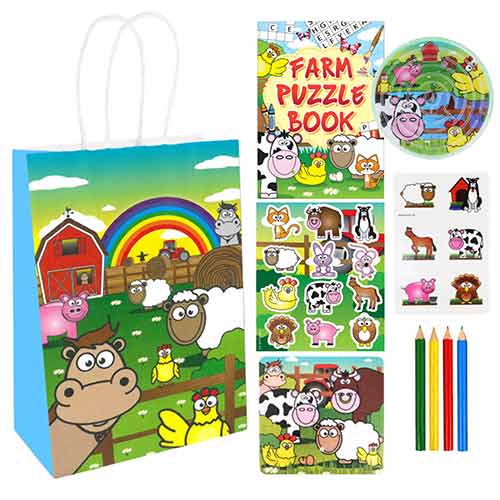 Farm Animals Pre-Filled Party Favour Bag
