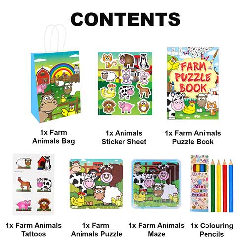 Farm Animals Pre-Filled Party Favour Bag Product Gallery Image