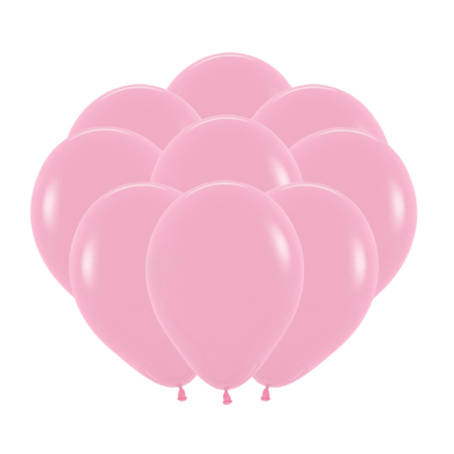 Fashion Solid Bubblegum Pink Sempertex Biodegradable Latex Balloons 23cm / 9 in - Pack of 50 Product Gallery Image