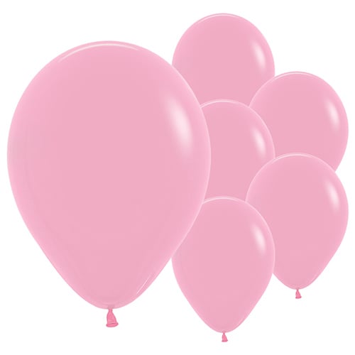 Fashion Solid Bubblegum Pink Sempertex Biodegradable Latex Balloons 30cm / 12 in - Pack of 50 Product Gallery Image