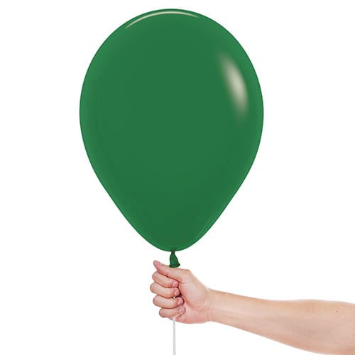 Fashion Solid Forest Green Sempertex Biodegradable Latex Balloons 30cm / 12 in - Pack of 50 Product Gallery Image