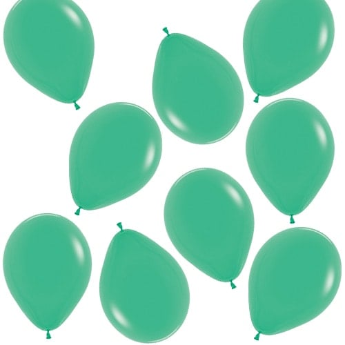 Fashion Solid Green Biodegradable Mini Latex Balloons 13cm / 5 in - Pack of 100 Product Image