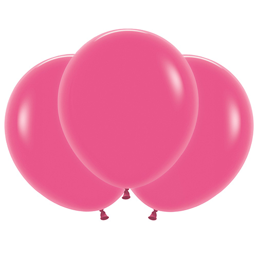 Fashion Solid Hot Pink Fuchsia Sempertex Biodegradable Latex Balloons 45cm / 18 in - Pack of 25 Product Gallery Image