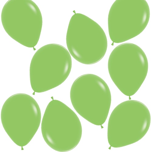 Fashion Solid Lime Green Biodegradable Mini Latex Balloons 13cm / 5 in - Pack of 100 Product Image