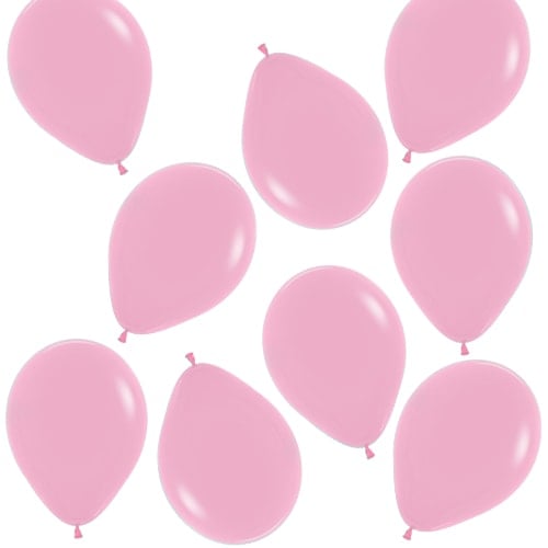 Fashion Solid Pink Biodegradable Mini Latex Balloons 13cm / 5 in - Pack of 100 Product Image