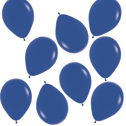 Fashion Solid Royal Blue Sempertex Biodegradable Mini Latex Balloons 13cm / 5 in - Pack of 50 Product Image