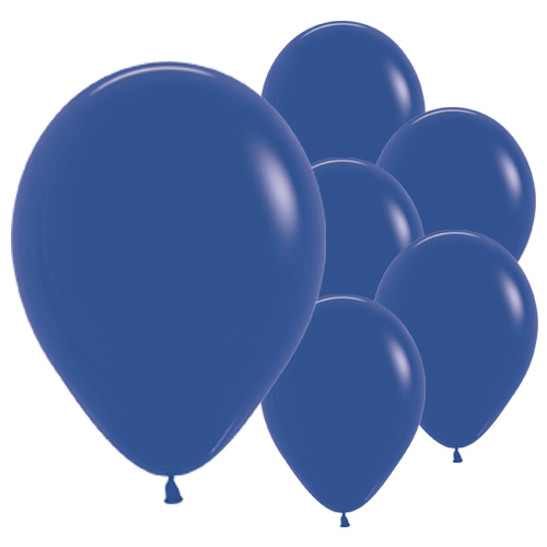 Fashion Solid Royal Blue Sempertex Biodegradable Latex Balloons 30cm / 12 in - Pack of 50 Product Image