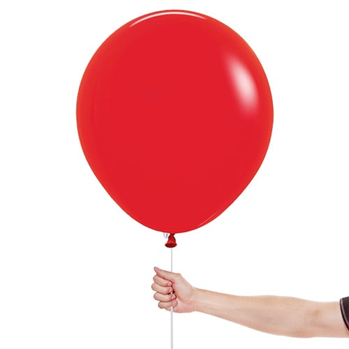 Fashion Solid Ruby Red Sempertex Biodegradable Latex Balloons 45cm / 18 in - Pack of 25 Product Gallery Image